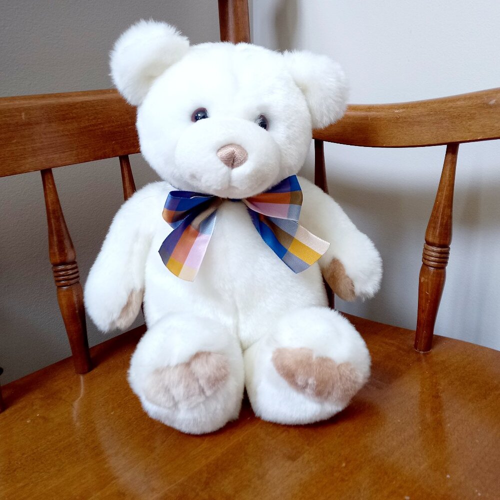White Gund Teddy Bear